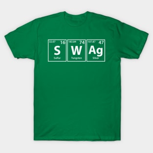 Swag (S-W-Ag) Periodic Elements Spelling T-Shirt